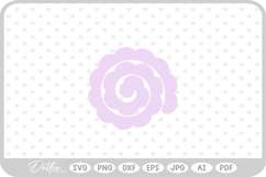 Rolled Flower Paper Craft SVG PNG DXF Product Image 1