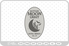 Moon Light Potion Bottle Label Halloween Witch SVG Product Image 1