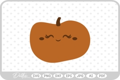 Cute Pumpkin Jack o Lantern Halloween Autumn Fall SVG PNG Product Image 1