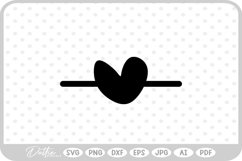 Heart Line SVG PNG DXF Product Image 1