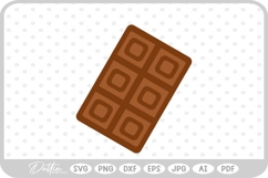 Bar of Chocolate SVG PNG DXF Product Image 1