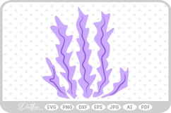 Coral Seaweed SVG PNG DXF Product Image 1
