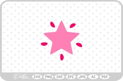 Star Shape Stars Space Doodle Starburst SVG PNG DXF Product Image 1