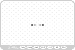 Decorative Line SVG PNG DXF Product Image 1