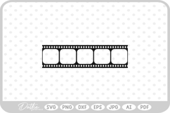 Film Movie Reel Tape SVG PNG DXF Product Image 1