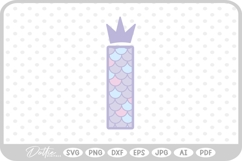 Mermaid Scale Number 1 One SVG PNG DXF Product Image 1