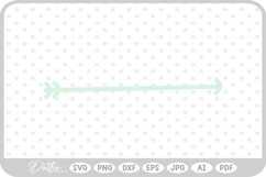 Arrow Decorative Line Cute Scandi Simple Drawn SVG PNG DXF Product Image 1