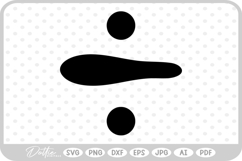 Divide Maths Symbol SVG PNG DXF Product Image 1