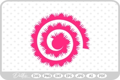 Rolled Flower SVG PNG DXF Product Image 1