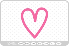 Heart Shape SVG PNG DXF Product Image 1