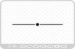 Underline Line Decorative Shape Divider SVG PNG DXF Product Image 1