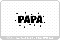Papa SVG PNG DXF Product Image 1