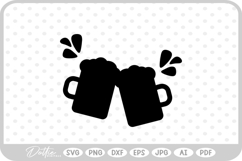 Beer Glass SVG PNG DXF Product Image 1