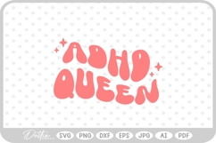 ADHD Quote Mental Health Script Text SVG PNG DXF Product Image 1