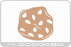 Chocolate Chip Cookie SVG PNG DXF Product Image 1
