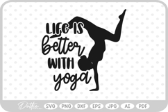 Yoga Quote SVG PNG DXF Product Image 1