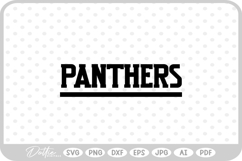Panthers Sports Team SVG PNG DXF Product Image 1
