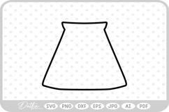 Skirt SVG PNG DXF Product Image 1