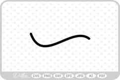 Line Underline Silhouette Shape Doodle SVG PNG DXF Product Image 1