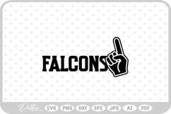 Falcons Sports Team SVG PNG DXF Product Image 1