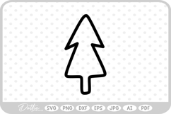 Christmas Tree SVG PNG DXF Product Image 1