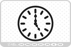 Clock SVG PNG DXF Product Image 1