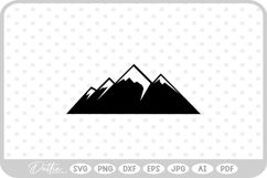 Mountains SVG PNG DXF Product Image 1