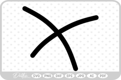 Check Tick Cross Marking Doodle SVG PNG DXF Product Image 1