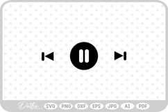 Audio Music Symbol SVG PNG DXF Product Image 1