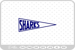 Sharks Sports Team SVG PNG DXF Product Image 1