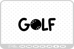 Golf SVG PNG DXF Product Image 1
