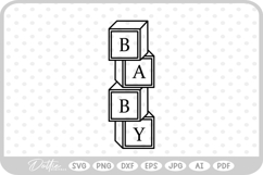 Baby Blocks SVG PNG DXF Product Image 1