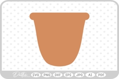 Plant Pot SVG PNG DXF Product Image 1