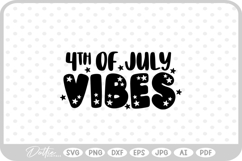 4th of July USA America SVG PNG DXF Product Image 1