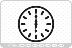 Clock SVG PNG DXF Product Image 1