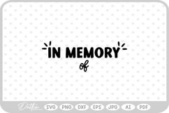 Loss Rest in Peace Cross Memory Grieving Greif SVG PNG DXF Product Image 1