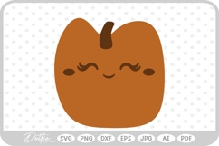 Cute Pumpkin Jack o Lantern Halloween Autumn Fall SVG PNG Product Image 1