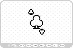 Playing Card Suit SVG PNG DXF Product Image 1