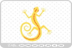 Lizard Gecko SVG PNG DXF Product Image 1