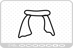 Scarf SVG PNG DXF Product Image 1