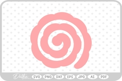 Rolled Flower SVG PNG DXF Product Image 1