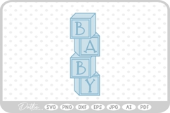 Baby Blocks SVG PNG DXF Product Image 1