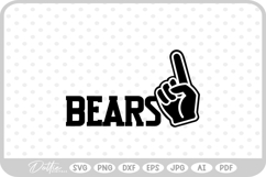 Bears Sports Team SVG PNG DXF Product Image 1