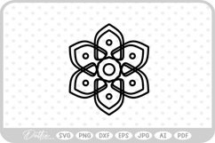 Mandala SVG PNG DXF Product Image 1