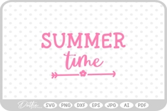 Summer Time Arrow Flower SVG PNG DXF Product Image 1