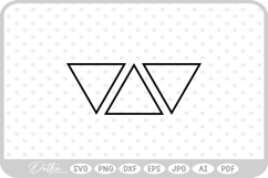 Triangle SVG PNG DXF Product Image 1