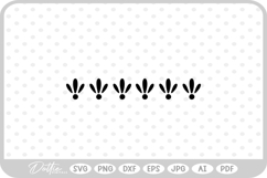 Under Line Flourish Swirl Shape Decorative SVG PNG DXF Product Image 1