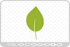 Fall Leaf Leaves Autumn Tree Nature Maple SVG PNG DXF Product Image 1