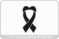 Cancer Awareness Ribbon Survivor SVG PNG DXF Product Image 1