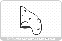 Witch Nose Warts Halloween Green SVG PNG DXF Product Image 1
